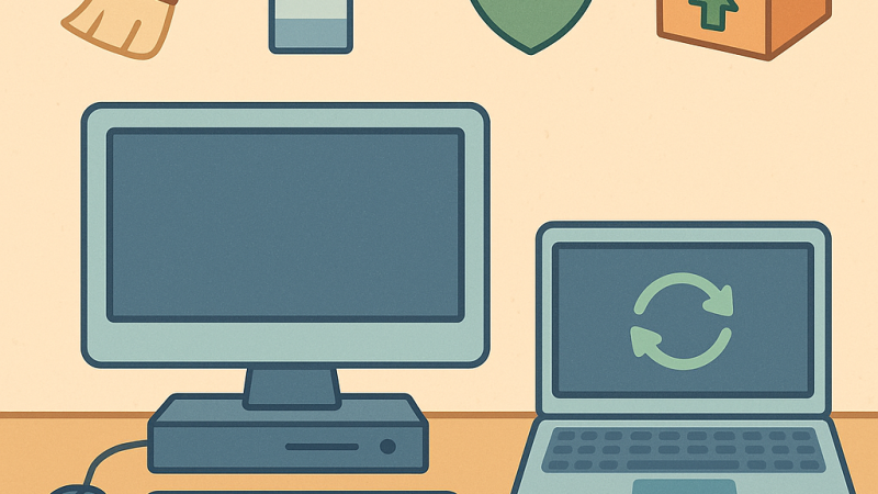 Manutenção básica do PC: um guia simples (sem “tecnês”) para seu computador durar mais