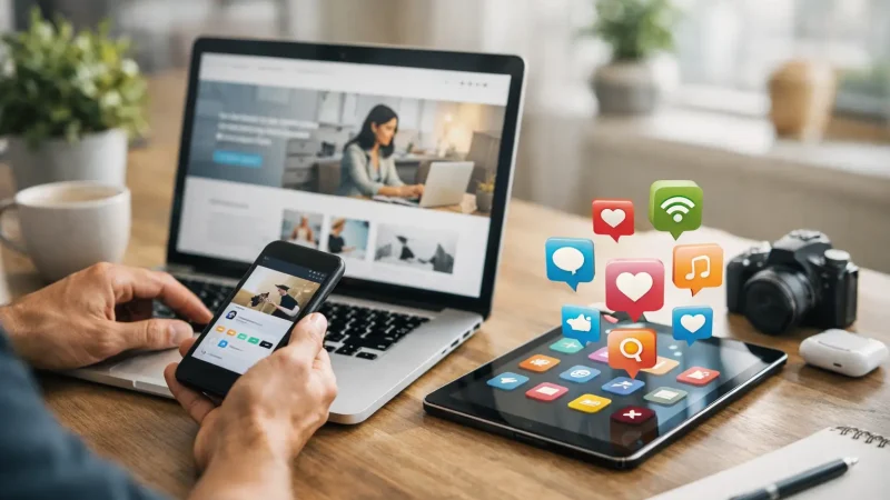 Guia para primeira presença digital sem excessos