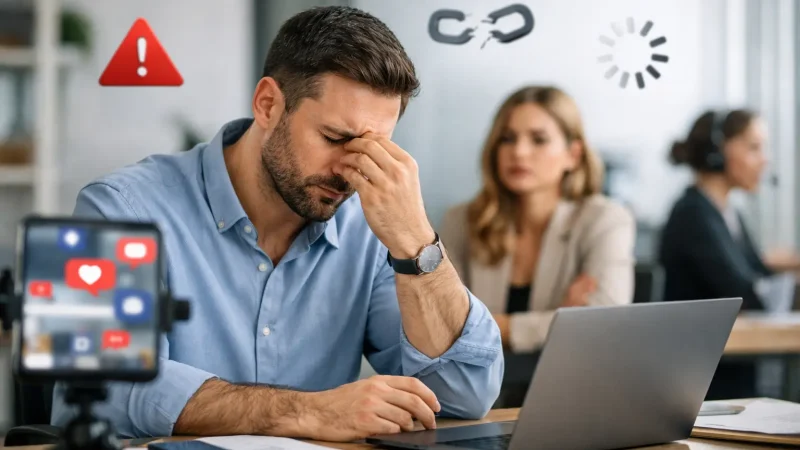 7 erros de presença digital que afastam clientes