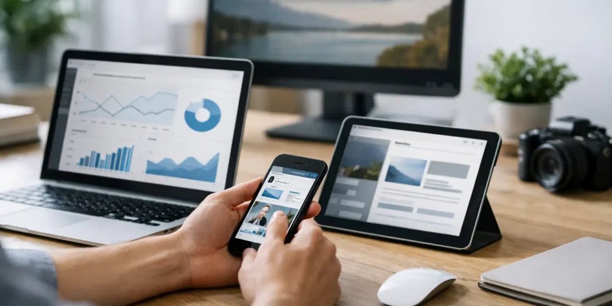 Como estruturar presença digital mínima sem excessos